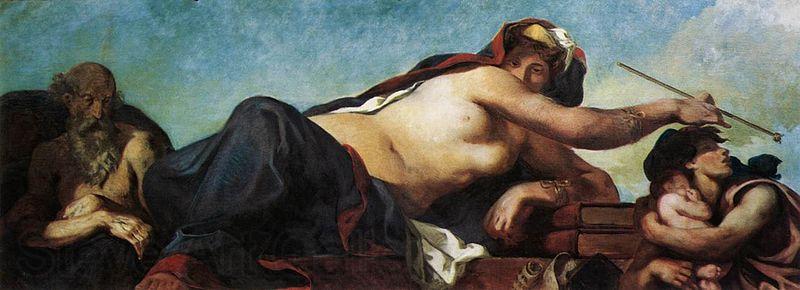 Eugene Delacroix Justice Spain oil painting art